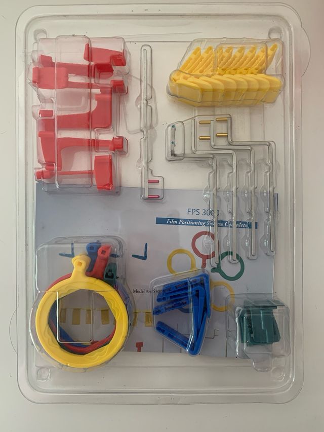 Posicionadores radiografías odontología