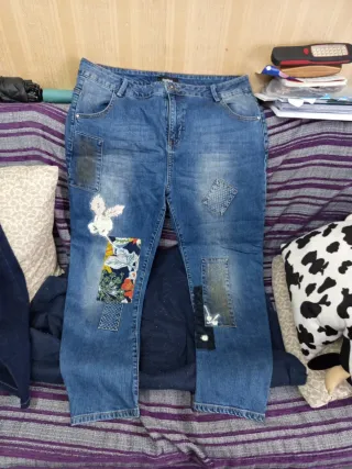 Pantalón Desigual Patchwork Colección Exotic Jeans