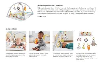 Gimnasio Sensorial Fisher-Price Llama Manta