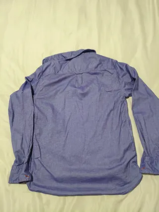 Camisa BOSS morada azulada Talla M