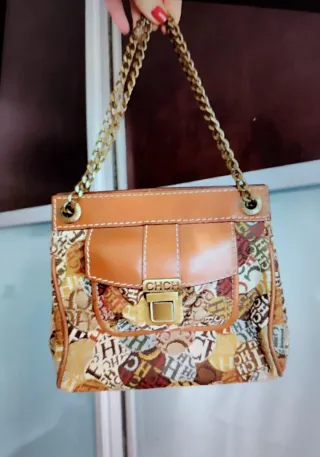 Bolso Vintage Carolina Herrera Multicolor