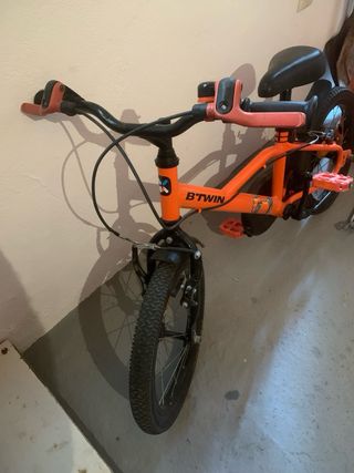 Bicicleta Btwin Naranja Infantil