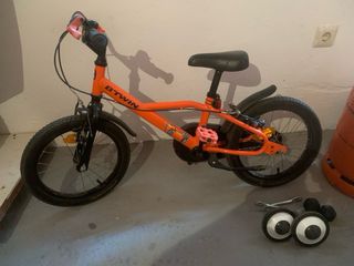 Bicicleta Btwin Naranja Infantil