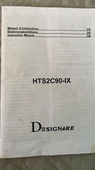 Campana extractora designēre HTS2C90-IX