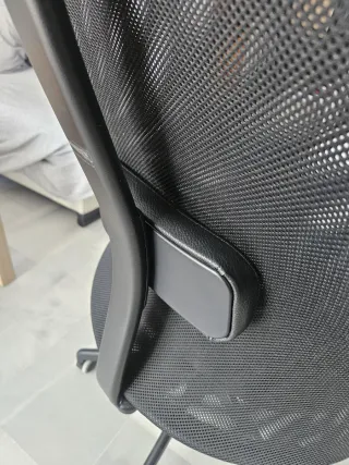 Silla de estudio/trabajo ergonómica negra