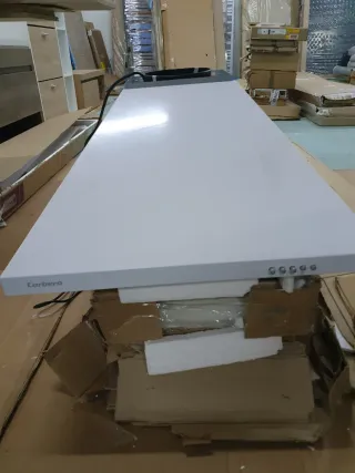 Campana extractora blanca