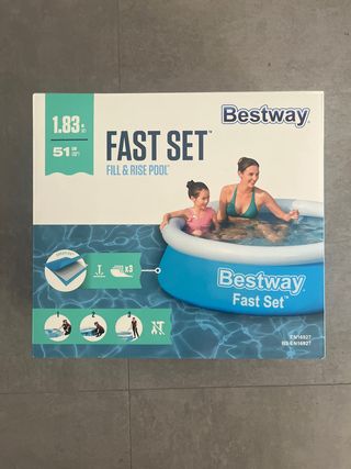 Piscina Hinchable Bestway Fast Set 183x51cm NUEVO