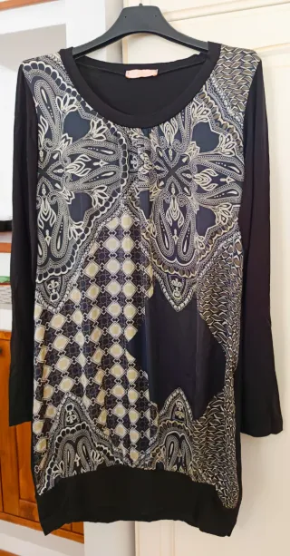 Vestito a tunica nero 