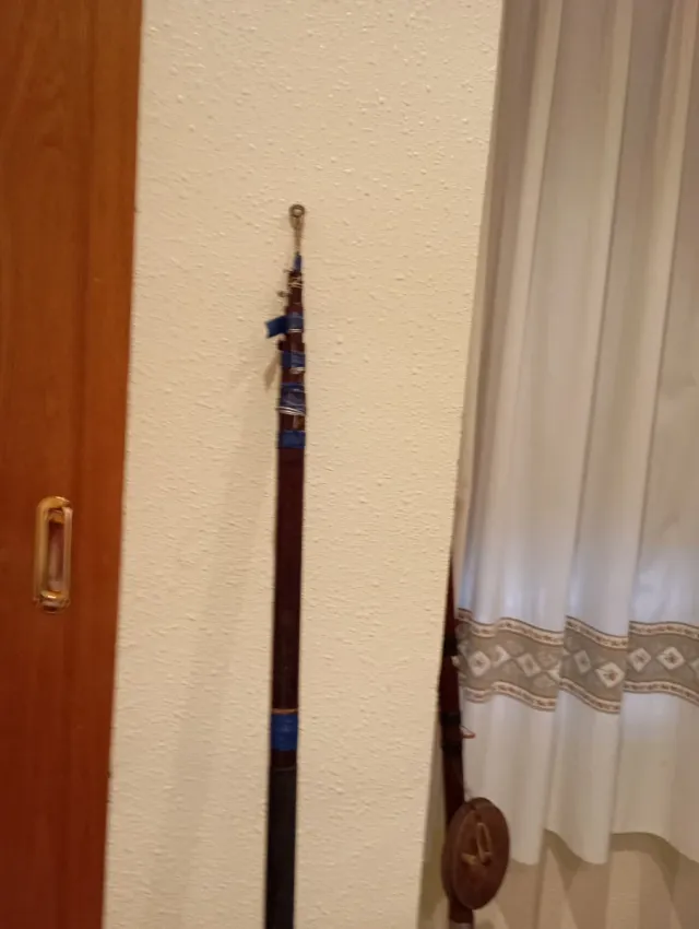 Caña de pescar carrete valenciano las anillas esta