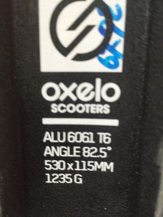 Patinete Oxelo Scooters ALU 6061 T6 seminuevo
