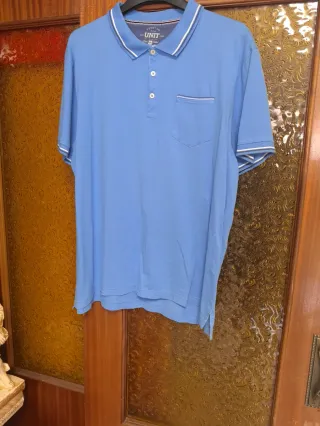 Camiseta Polo UNIT Azul Talla XXL si uso esta como