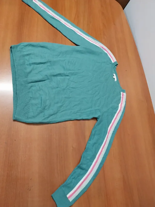 Jersey Gigue Mujer Verde y Rosa