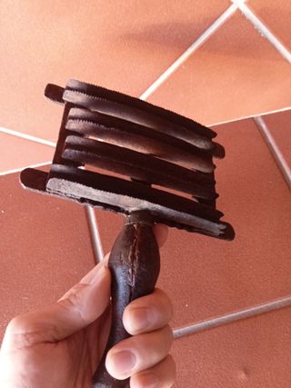 Spazzola antica per cavalli