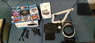PS VR + Cámara + 2 Move + Dock + Aim + 9 Juegos
