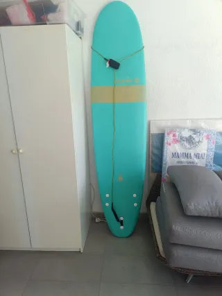 Tabla de surf azul
