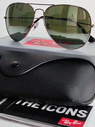 Gafas de Sol Ray-Ban Aviator Plata