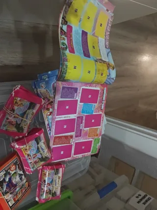 130 Sobres Winx 3D + 5 Álbumes