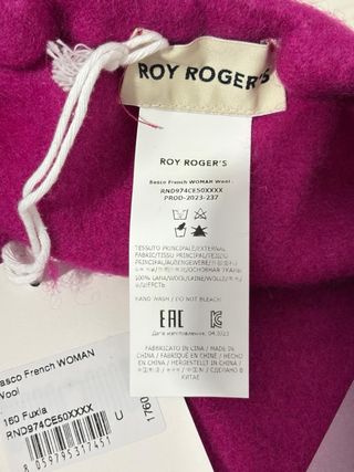 Cappello Berretto Roy Rogers Rosa