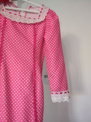 Vestido Chulapa Rosa Lunares