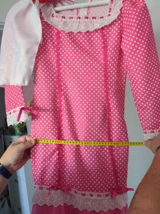 Vestido Chulapa Rosa Lunares