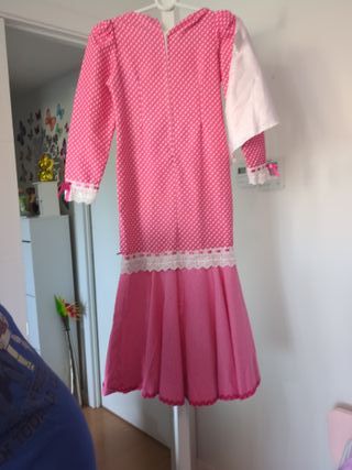 Vestido Chulapa Rosa Lunares