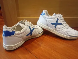Tenis Fútbol Sala Munich G3 Blancos y Azules