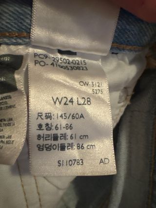 Pantalón vaquero Levi's azul claro talla 34