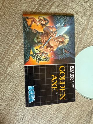 Manuales Golden Axe, streets of rage, shinobi