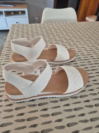 Sandalias Skechers Blancas Talla 39