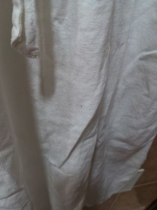 Vestido blanco de lino