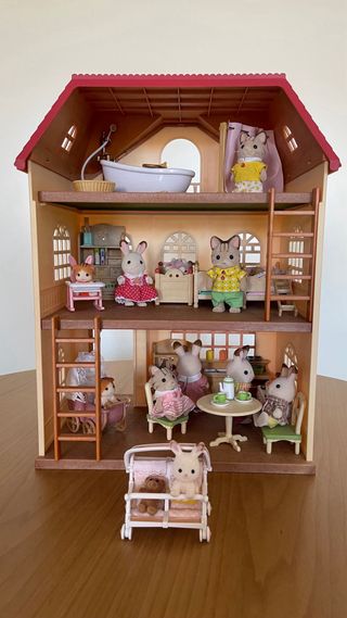 Casa Sylvanian Families con familias