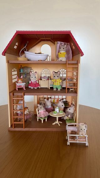 Casa Sylvanian Families con familias