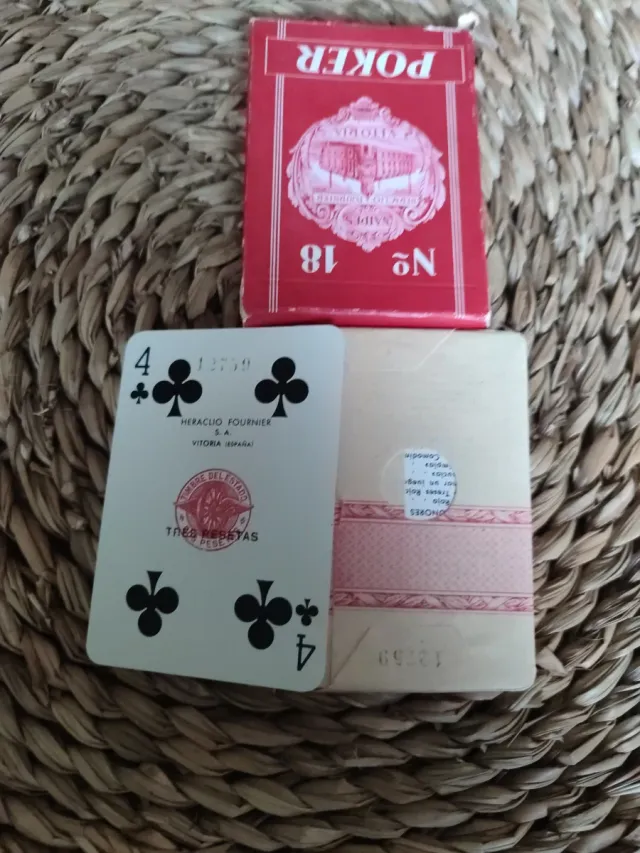 Naipes Poker Heraclio Fournier Vitoria Nº 18,LILIP