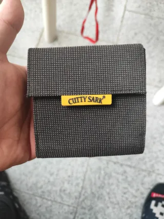 Cartera Cutty Sark Negra y Gris