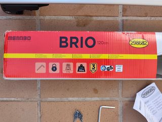 Barras de techo MENABO BRIO 120cm Aluminio