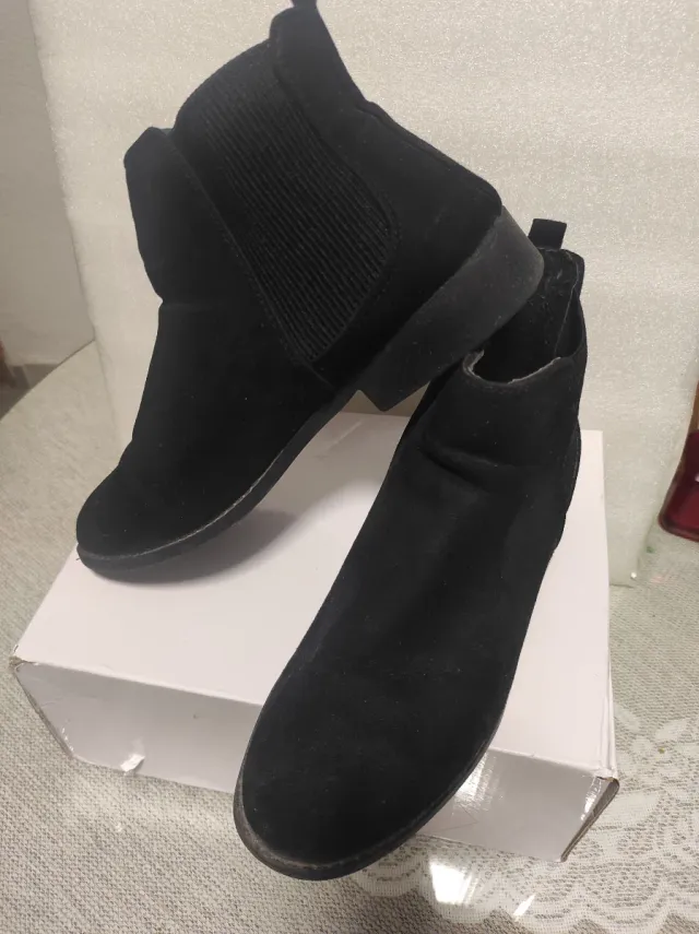 Botas Chelsea Negras Mujer