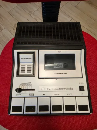 Registratore hifi Cassette Grundig C350 Vintage