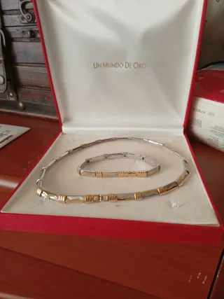 Conjunto Collar y Pulsera Un Mundo de Oro
