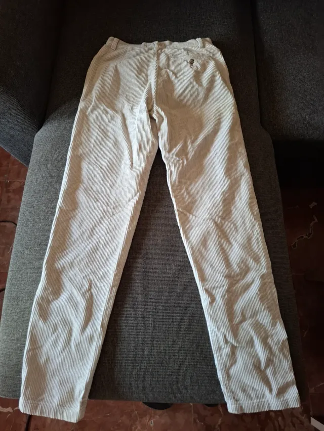 Pantalón de pana beige Jackpot talla 37 perfecto