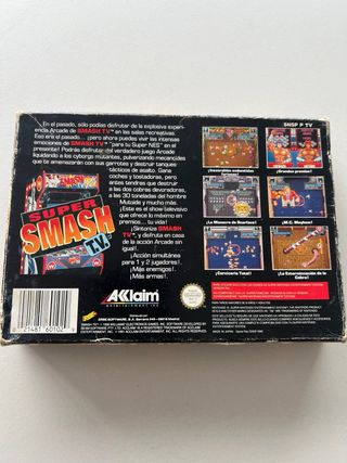 Super Smash TV Super Nintendo PAL españa