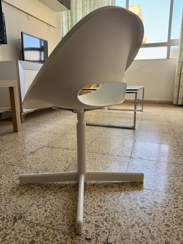 Silla de escritorio infantil blanca moderna