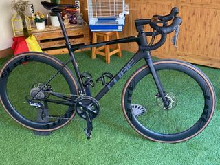 Bicicleta Carretera Cube L Negra