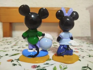 Figuras Mickey y Minnie PVC