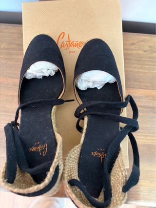 Alpargatas Castañer Carina Negras Talla 37