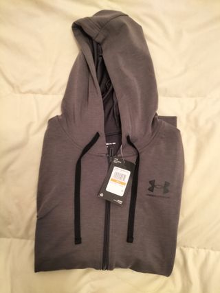 Sudadera Under Armour Mujer Gris con Capucha