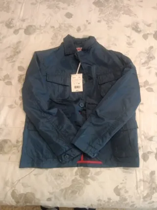 Giacca ragazzo 13/14 anni blu nuova.