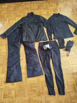 Conjunto Ropa Esquí Mujer Negro