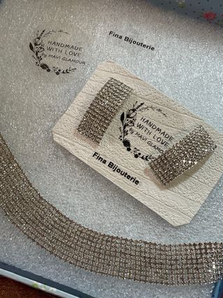 Madrina Novia Bodas Conjunto de lujo plateado