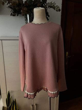 Jersey rosa con volantes