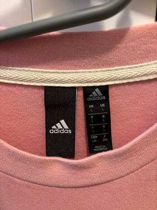 Camiseta Adidas Rosa Talla L